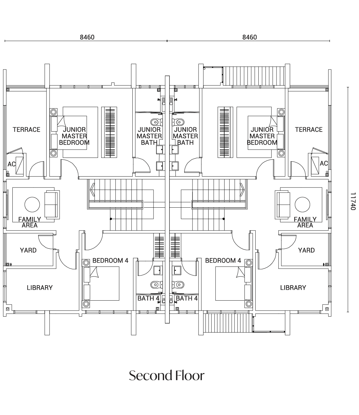 Type E floor plan alternate view